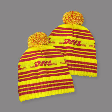 DHL Beanie - Yellow and Red